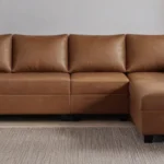 Bingo Fox Leather 6-Seater Sofa