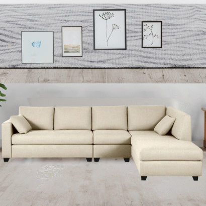 Bingo Fabric LHS 6-Seater Sofa 9 Best And Affordable Sofa