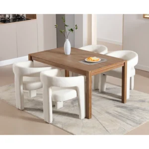 Dalpat Rustic Iron Arm Chair with Wooden Seat