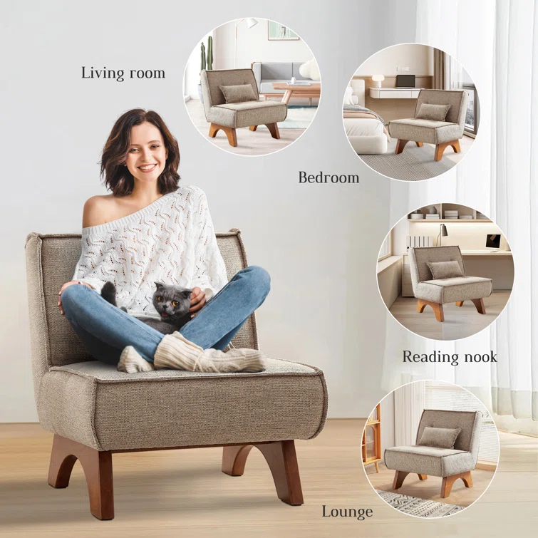 Drayk Lounge Chair with Removable Pillow - Comfortable Lounge Chair for Living Room & Bedroom 8 Drayk Lounge Chair with Removable Pillow - Comfortable Lounge Chair for Living Room & Bedroom