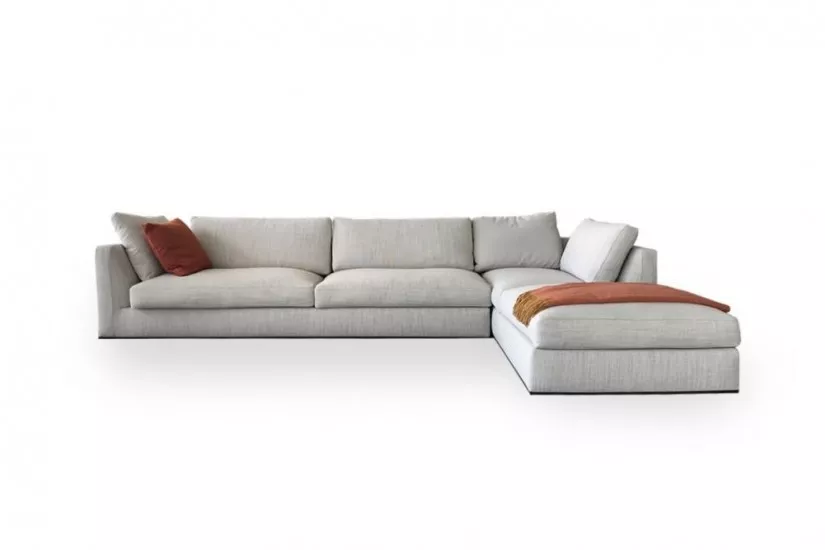 bb-italia-richard-sofa-expo-offer (5) Modern Light Beige L-Shaped Sectional Sofa