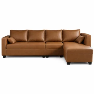 Bingo Fox Leather 6-Seater Sofa Dubai with premium leather upholstery for modern luxury living rooms.