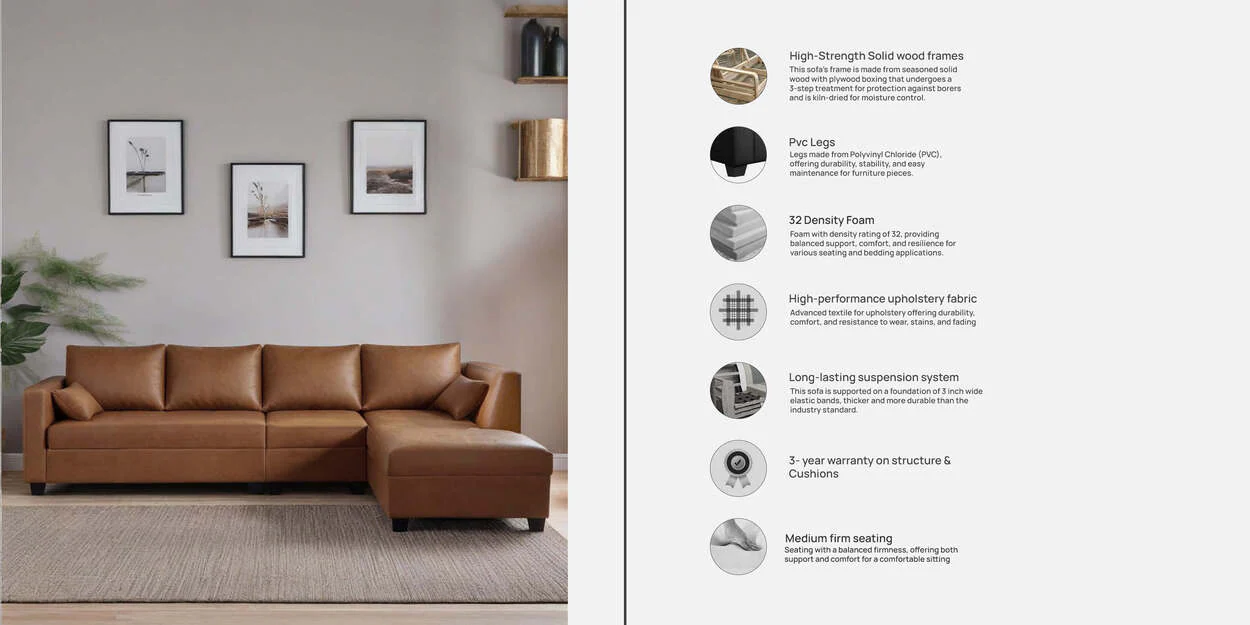 Bingo Fox Leather 6-Seater Sofa. 7 Bingo Fox Leather 6-Seater Sofa.