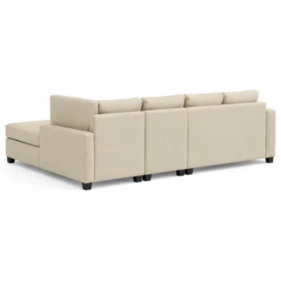 Bingo Fabric LHS Sofa with chaise lounge offering superior comfort and modern elegance in Dubai.