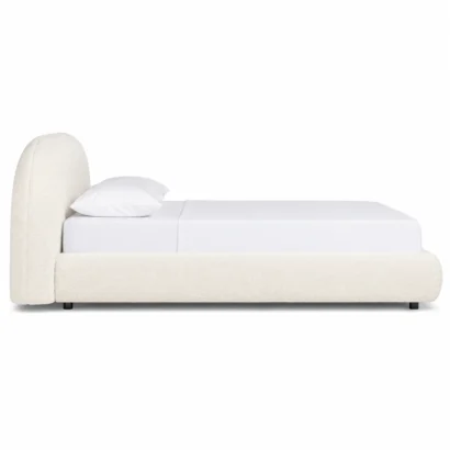 Custom Sadarius Upholstered Bed Frame for luxury bedroom interiors in Dubai
