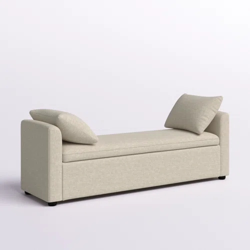 Modern Storage Bench with 2 Cozy Pillows – Underseat Organizer, 330Lbs 4 Modern Storage Bench with 2 Cozy Pillows – Underseat Organizer, 330Lbs