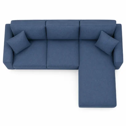 Elegant Dunford fabric corner sofa offering comfort and style for UAE homes