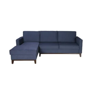 Fidel RHS Velvet Sectional Sofa Dubai UAE