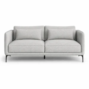 Grand Luxe Fabric Sofa in light grey upholstery for modern living rooms in Dubai, UAE