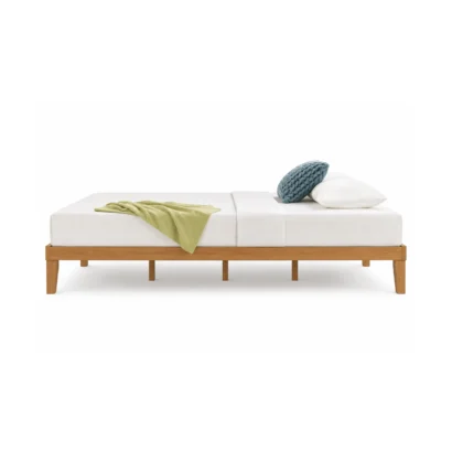 Modern Harmony Full-Size Platform Bed featuring a soft upholstered finish for elegant bedrooms in the UAE.
