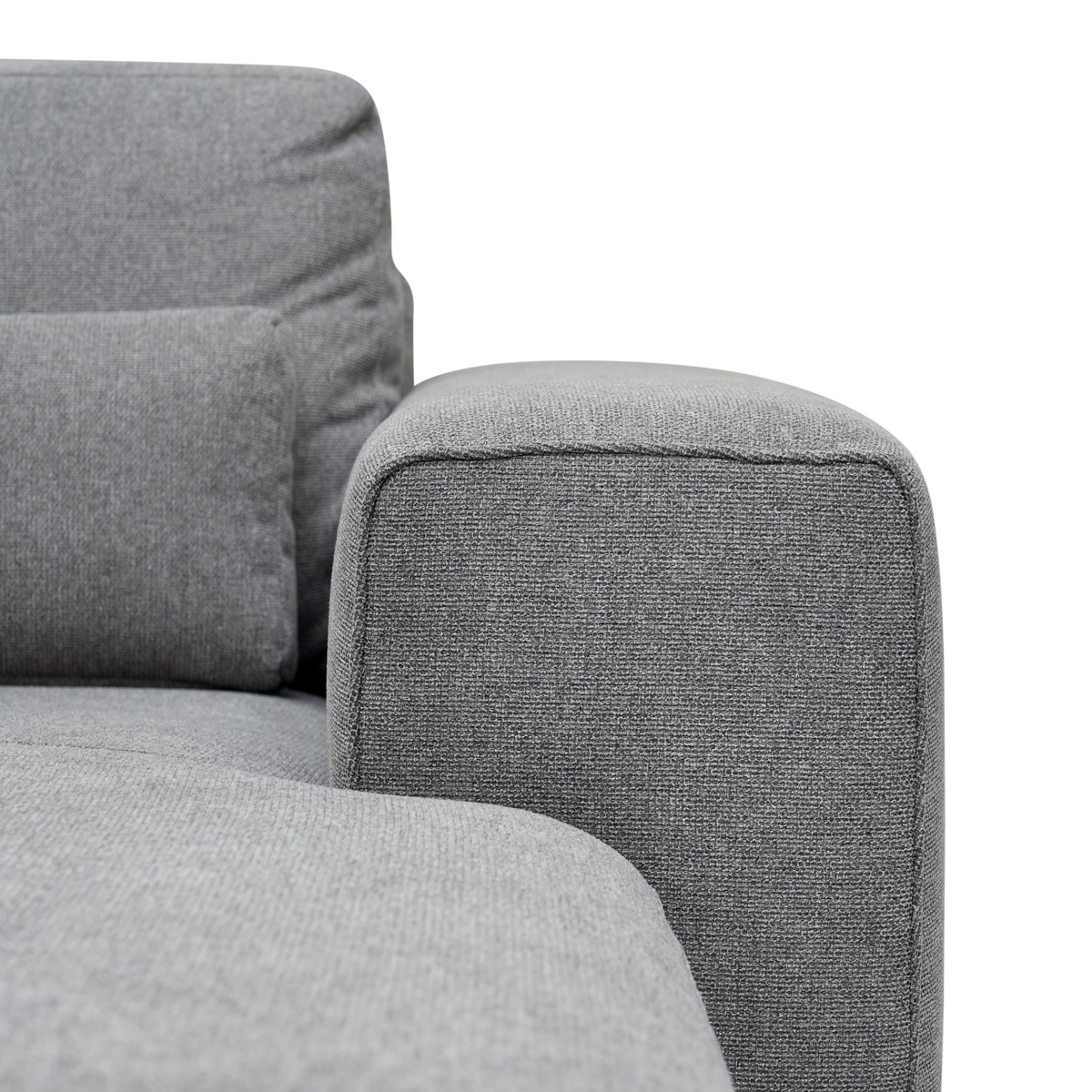 UrbanNest Grey L-Shaped Sectional Sofa with Chaise 3 UrbanNest Grey L-Shaped Sectional Sofa with Chaise