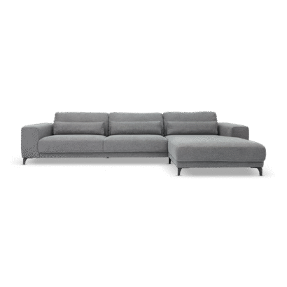 UrbanNest Grey L-Shaped Sectional Sofa with Chaise 6 UrbanNest Grey L-Shaped Sectional Sofa with Chaise