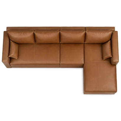 Luxury Bingo Fox Leather 6-Seater Sofa designed with premium leather finish for elegant UAE interiors.