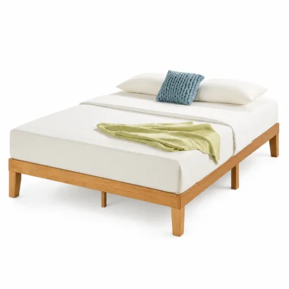 Luxury Harmony Full-Size Bed Frame crafted with premium fabric for contemporary bedroom interiors by Ansary Furniture.