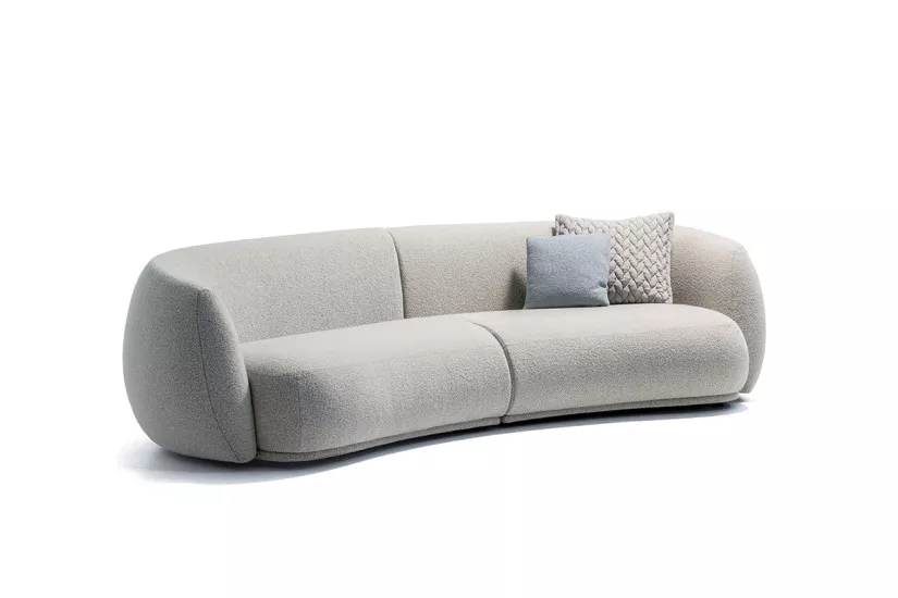 Moroso Pacific Divano 2-Seater Sofa – Elegant Curved Design with Plush Comfort 2 Moroso Pacific Divano 2-Seater Sofa – Elegant Curved Design with Plush Comfort