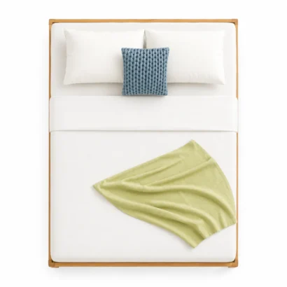 Elegant Harmony Full-Size Bed Frame in premium upholstery, designed for stylish and comfortable bedrooms across the UAE.