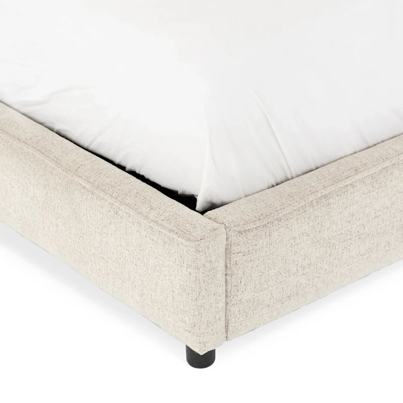 LuxeComfy Upholstered Bed Frame with Headboard 4 LuxeComfy Upholstered Bed Frame with Headboard