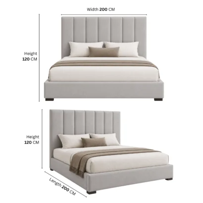Luxury Arshi Bed Frame UAE for villas and apartments