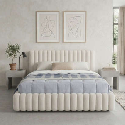 Luxury king size bed frame