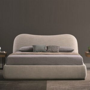 Serene Curved Headboard Bed