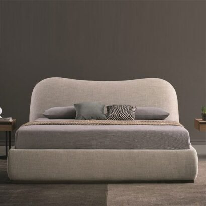 Serene Curved Headboard Bed