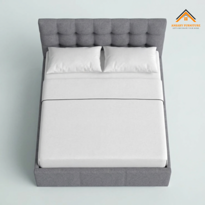 Grey Upholstered Bed UAE