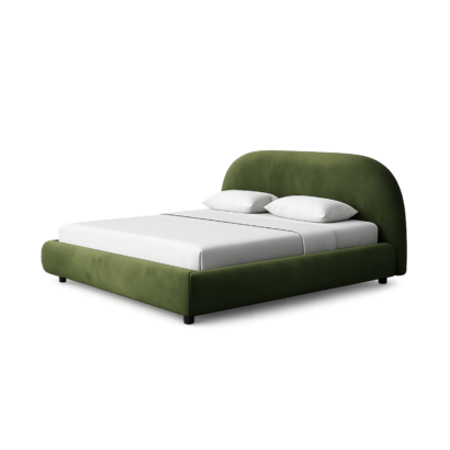 Desert Pearl Luxury Bed Dubai with modern curved headboard