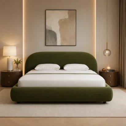 Desert Pearl upholstered bed UAE