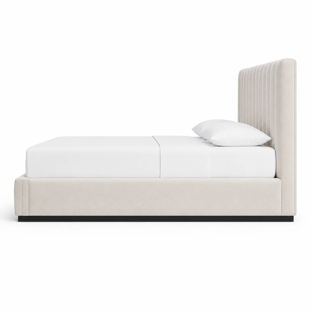 Modern Channel Bed Frame Dubai designed for stylish and sophisticated bedroom interiors