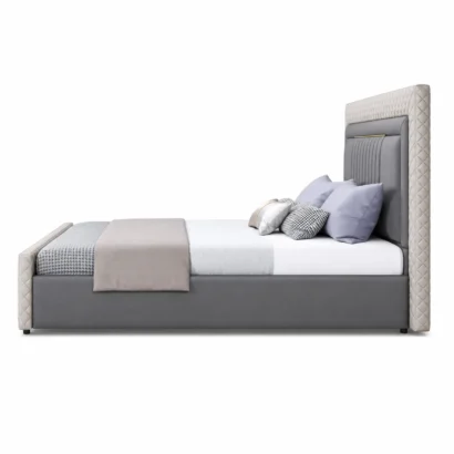 Premium Royal Diamond Tufted Bed designed for luxury bedroom interiors in Dubai