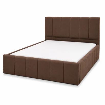 Premium Storage Bed Frame by Ansary Furniture with a modern upholstered finish, ideal for contemporary bedrooms across the UAE.