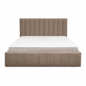 Velvet Vertical Luxury Platform Bed UAE with premium upholstered headboard for modern luxury bedrooms