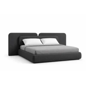 Extended Bed Frame with Upholstered Headboard by Ansary Furniture UAE