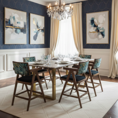 Modern Wooden Bar Chair