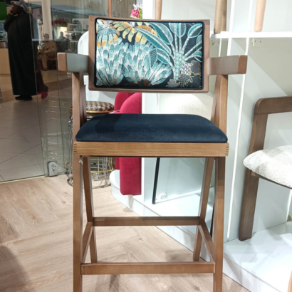 Modern Wooden Bar Chair