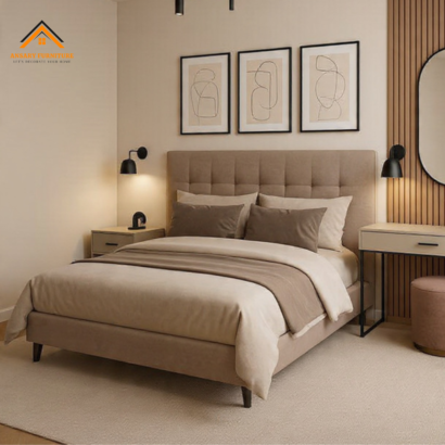 Upholstered bed Dubai