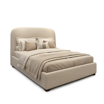 Premium bedroom furniture in Dubai UAE with modern upholstered bed