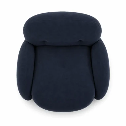 Modern lounge accent chair with soft upholstery and elegant contemporary design
