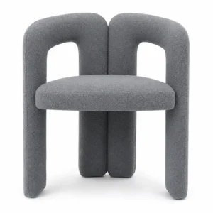 Modern sculptural chair in UAE with contemporary luxury design