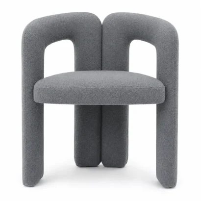 Modern sculptural chair in UAE with contemporary luxury design