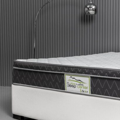 Ansary Ruby Grande (3 Star) Bonnell Spring Mattress with Medium-Soft Foam, Premium Knitted Fabric, and 25 cm Thickness – Premium Mattress UAE
