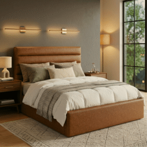 Distinct Horizontal Channel-Tufted Bed