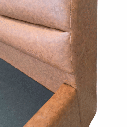 Premium Distinct Horizontal Channel-Tufted Bed Frame in UAE with padded headboard
