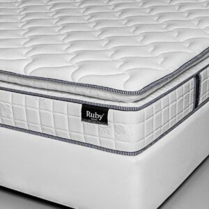 Ansary Forever PT Bonnell Spring Mattress with HD Foam and Knitted Quilted Fabric – 28 cm Premium Mattress UAE