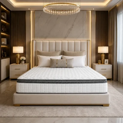 Ansary Serene Bonnell Spring Mattress side view UAE