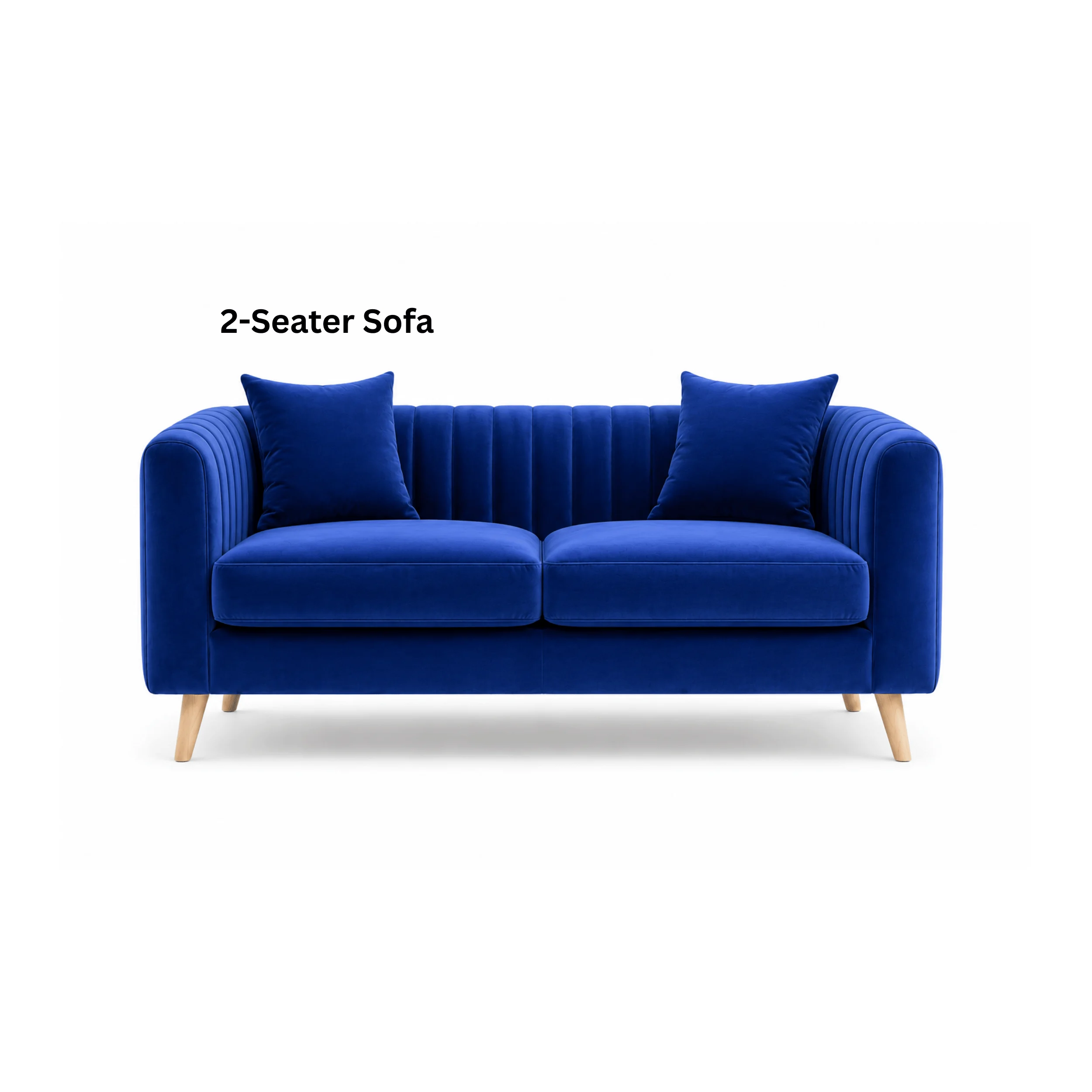 Elegant 3-Seater Velvet Sofa in Dubai with plush cushions and contemporary design