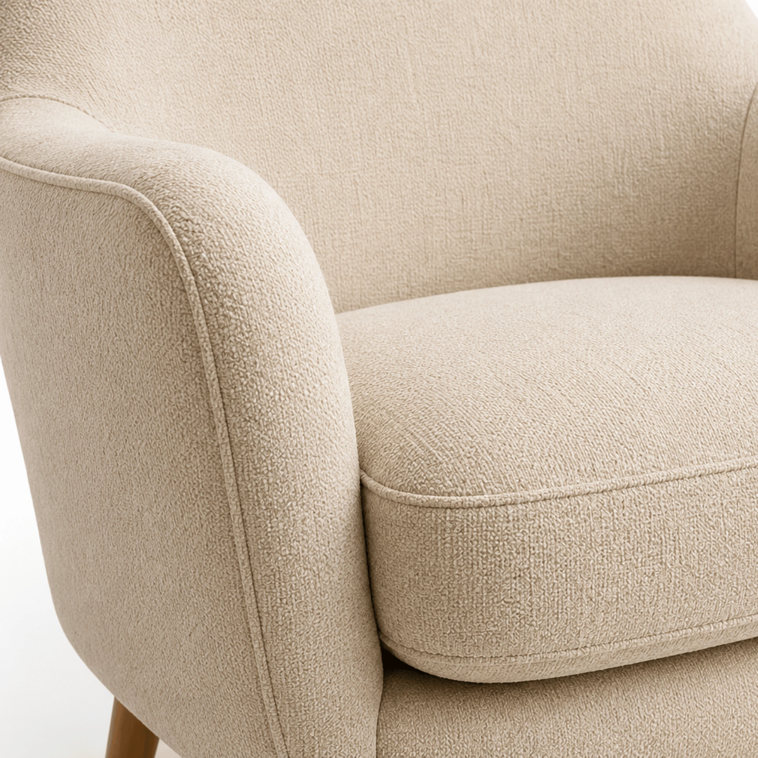 Front view of Lupin Modular Armchair