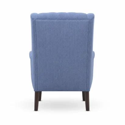 Elegant fabric wingback accent chair by Ansary Furniture in Dubai UAE
