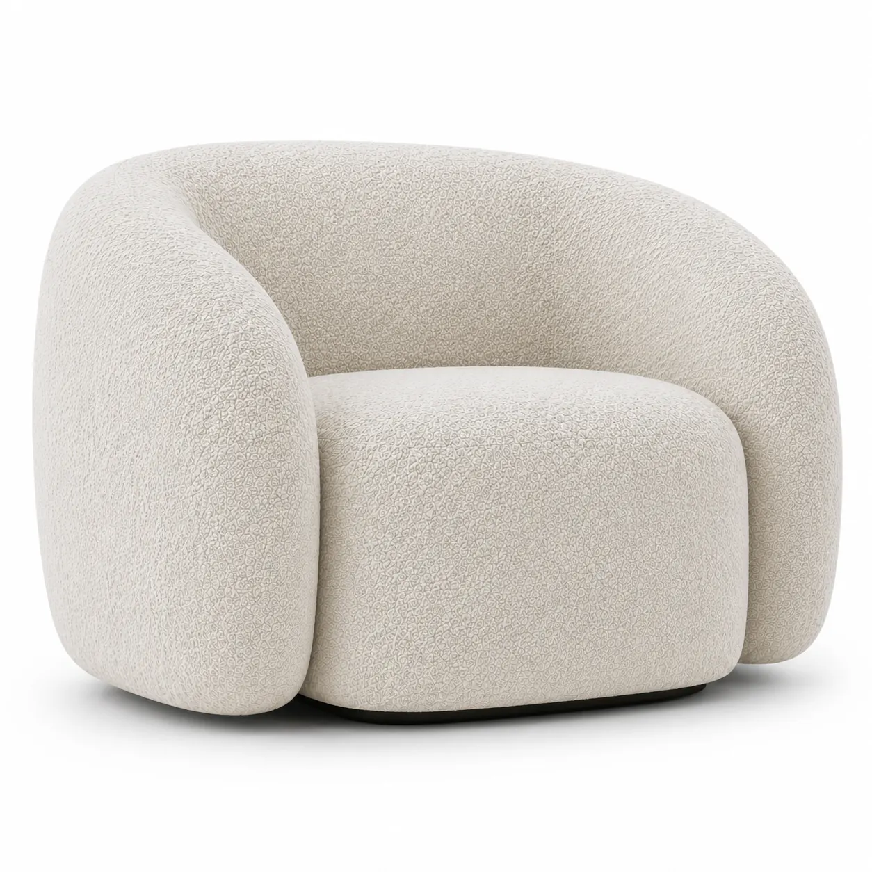 Modern Curved Accent Chair in Dubai UAE for luxury living room interiors
