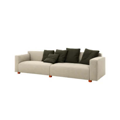 Premium contemporary sofa with deep seating UAE